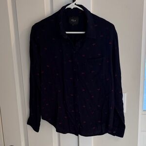 Rails Women’s kiss lips Button Down Shirt